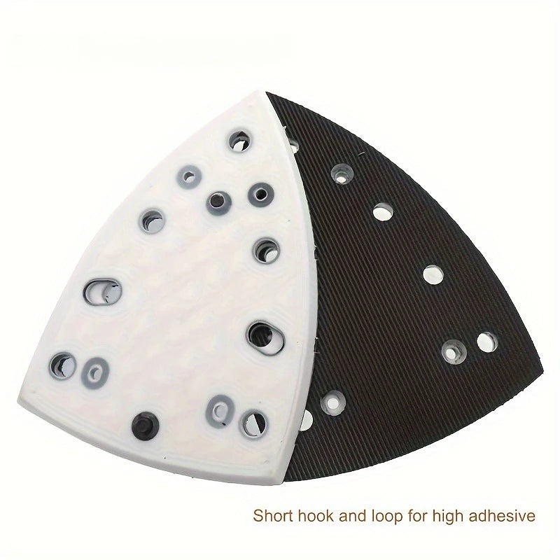 Triangle sanding pad, dust-free replacement backboard, used for sanding machines Qme 1pc