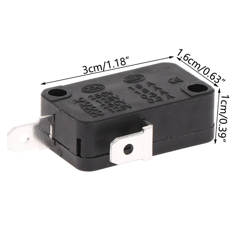 5PCS -103 Microwave Oven Door Switch Fit For Microwave Washing Machine Rice Cooker 16A 250V 2 Pins. Qme 5PCS