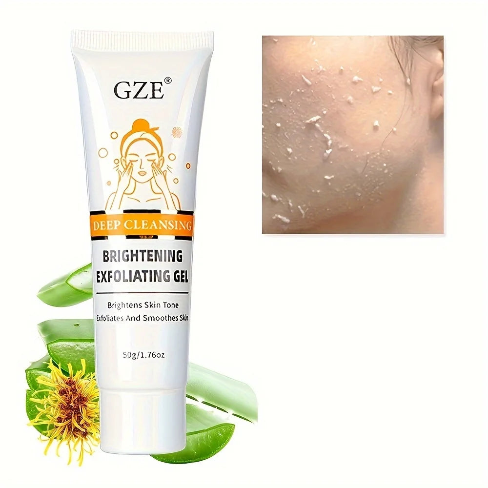 GZE Exfoliating Peeling Gel For Face, Facial Scrub Moisturizing Brightening Nourishing Repair Scrubs Face Cream Beauty Skin Care Qme