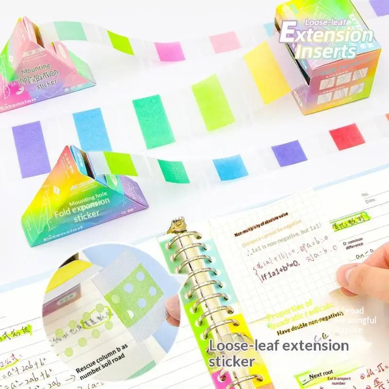 Pearl Hole Expansion Reinforcement Stickers Self-adhesive Durable Qme