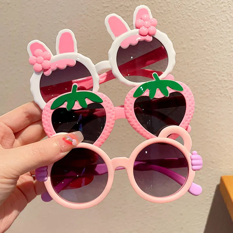 Hello Kitty Kuromi Cartoon Sunglasses Student Sunglasses for Sun Protection Polarized Sunglasses Qme 14
