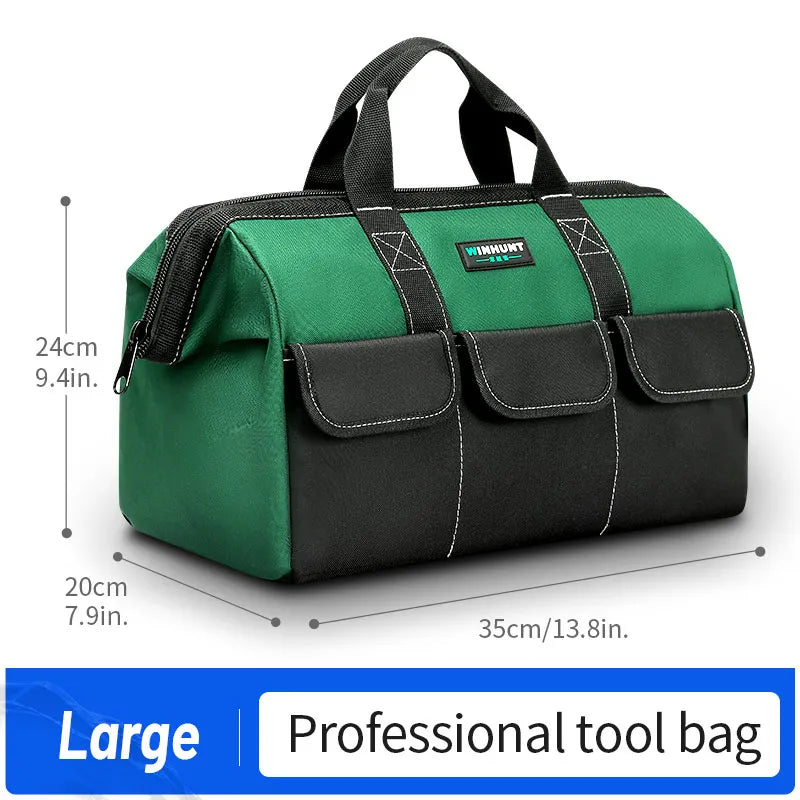Heavy Duty Tool Bag Oxford Cloth Wear-resistant Storage Organizer Qme Large
