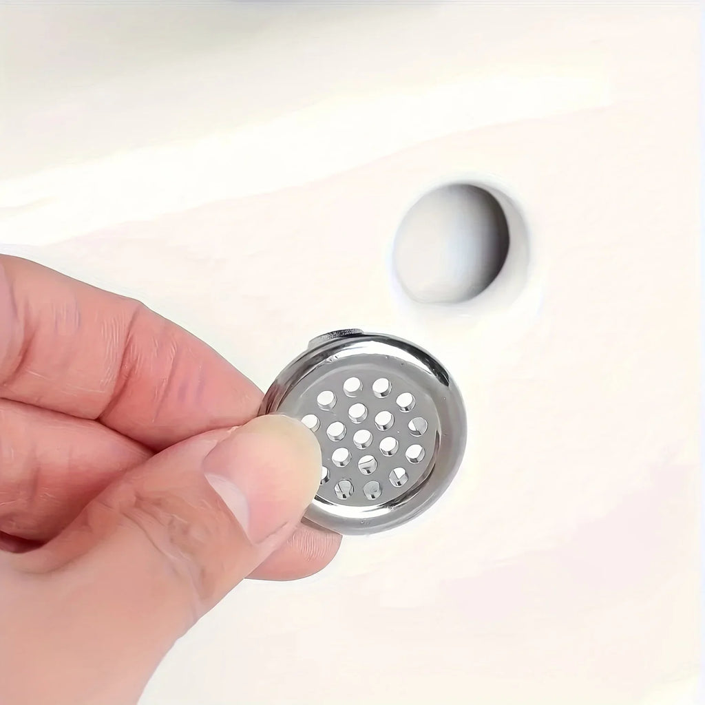 Vanity sink overflow cover sink Ceramic bathroom container Kitchen basin Decorative round cover insert hole Qme