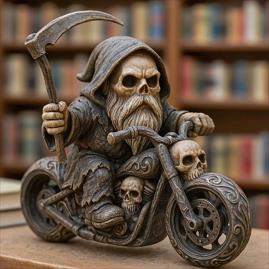 Halloween Reaper Statue Desk Decoration Decorative Figurine Themed Qme
