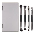 4-piece Double-headed Eye Shadow Brush Mirror Portable Nose Concealer Qme boxed