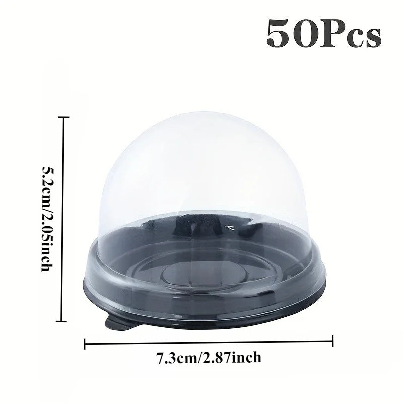Sweet dessert egg custard box, circular mooncake dome packaging box, mooncake container for baking food packaging box, Qme