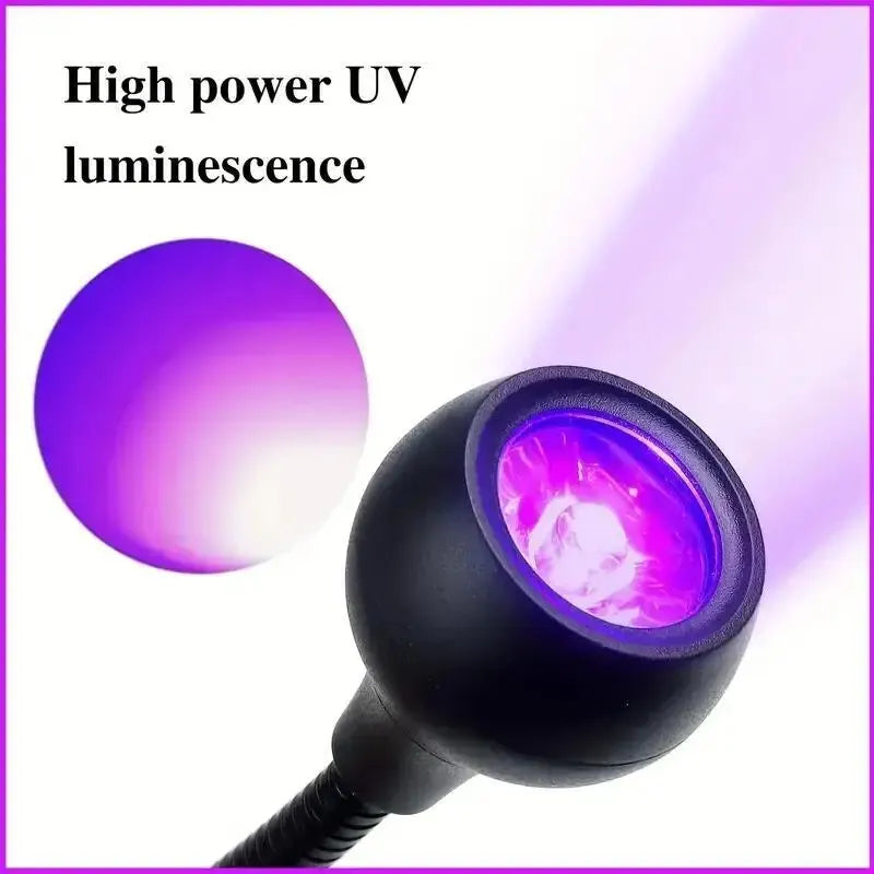 Nail Lamp LED Portable Dryer Clip Lamps Nailslamp Gel Polish Qme