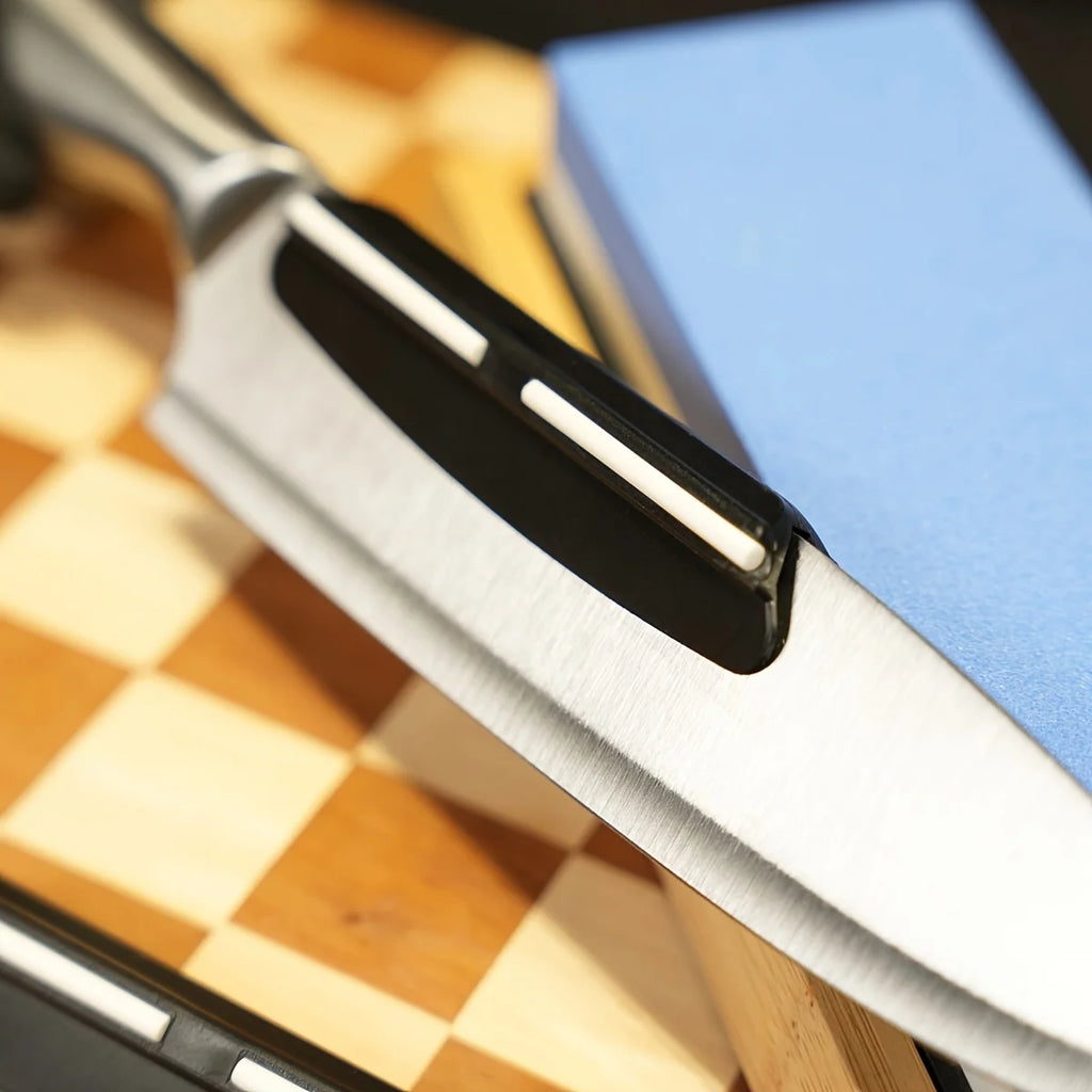 Professional 15° Quick Sharpening Stone, Angle Guide, Easy to Maintain 15° Angle, Durable Material, Time-Saving Qme