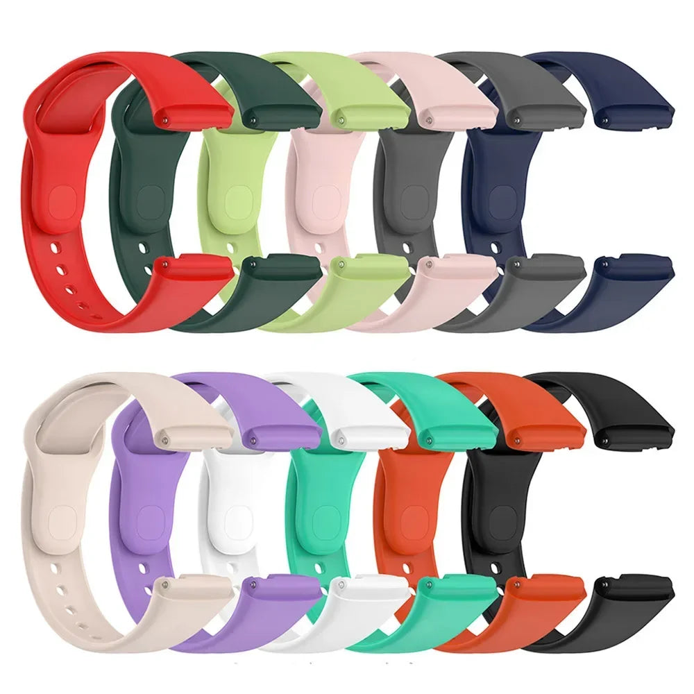 Silicone Strap For Redmi Watch 3 Active/Lite Bracelet Watchband + Protective Case Shell Qme
