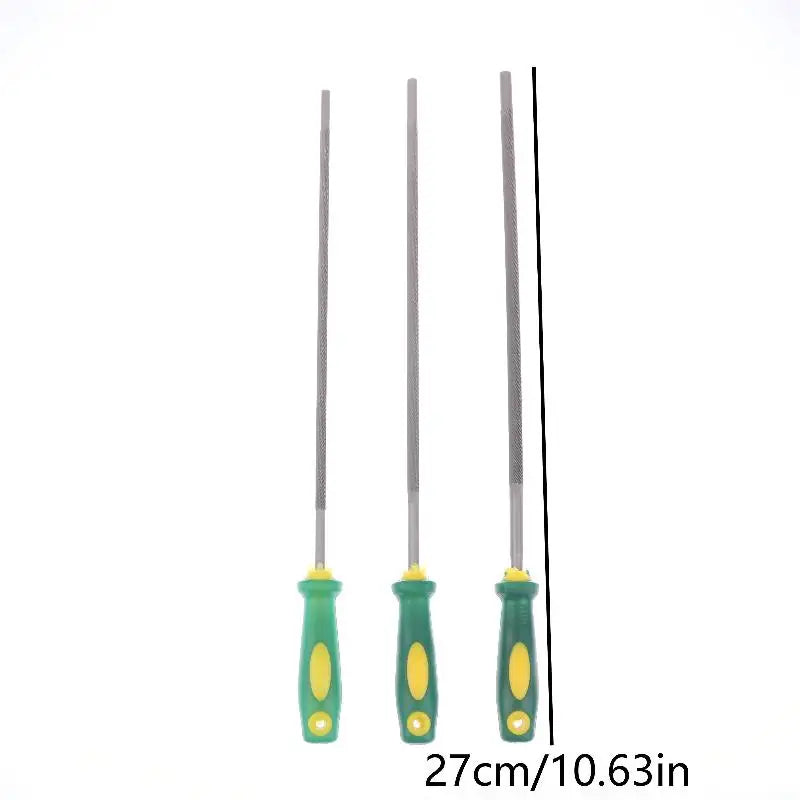 4.0mm 4.8mm 5.5mm Round High Carbon Steel Saw Chain Files Kit Chain Saw Sharpening File For Chainsaw Accessories Woodwork Tools Qme 3PCS