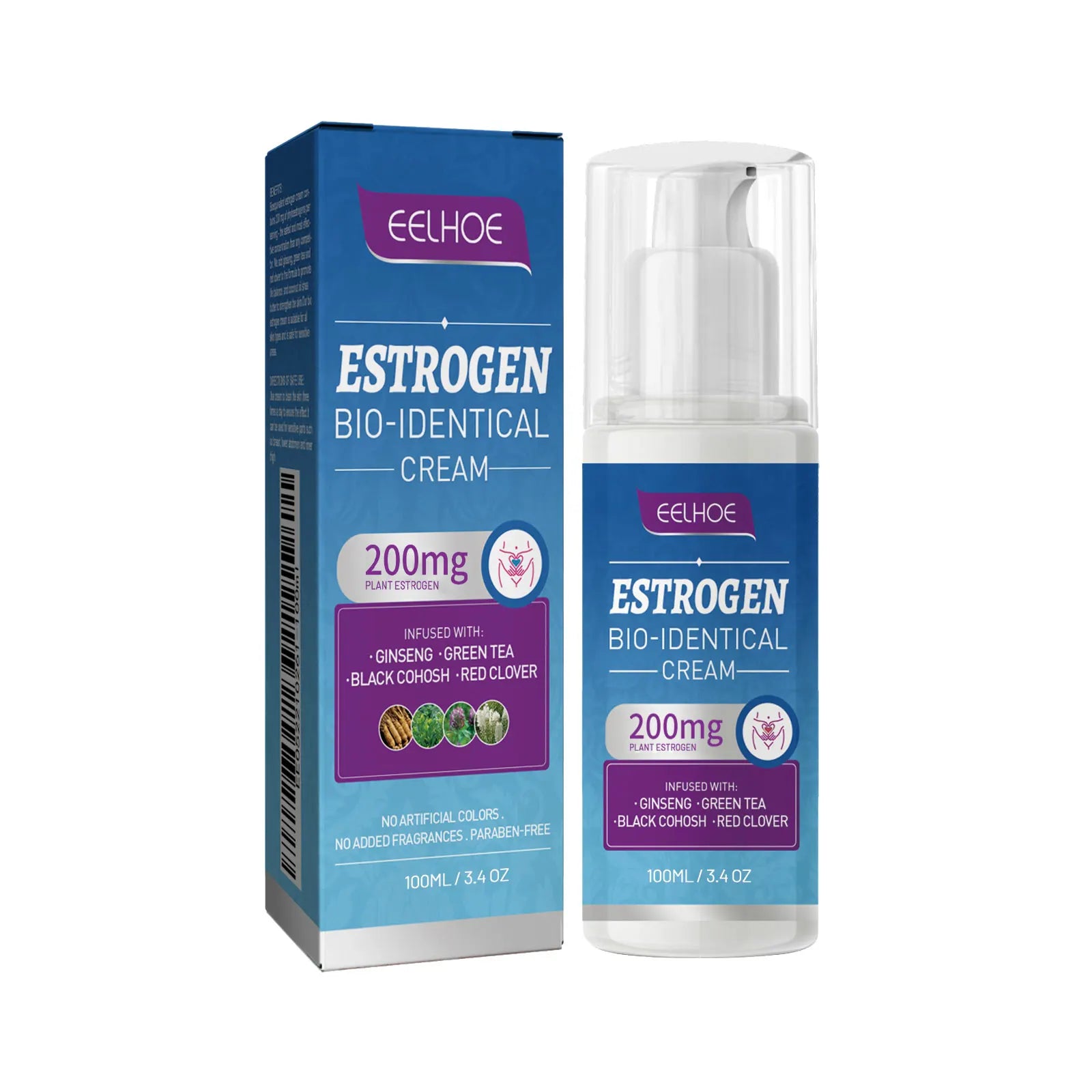 Estrogen Relief Cream for Women Menopause Balancing Hormone Levels Reducing Fatigue Relieve Massage for Health Body Care Qme 1Pcs 100ml Boxed