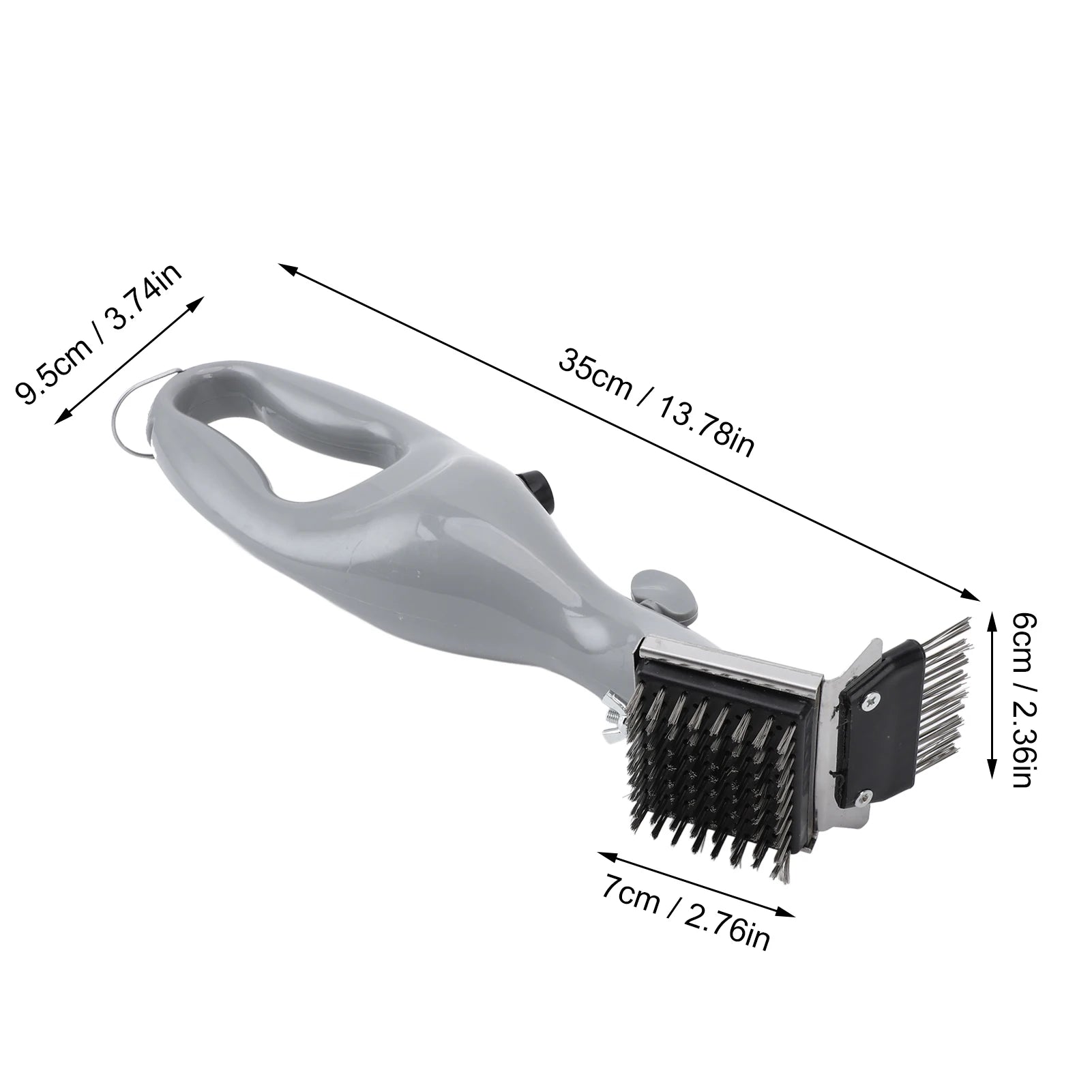 BBQ Grill Steam Cleaning Brush with Water Spray Grill Cleaner Brush Barbecue Cleaning Tool for Outdoor Kitchen Accessories Qme