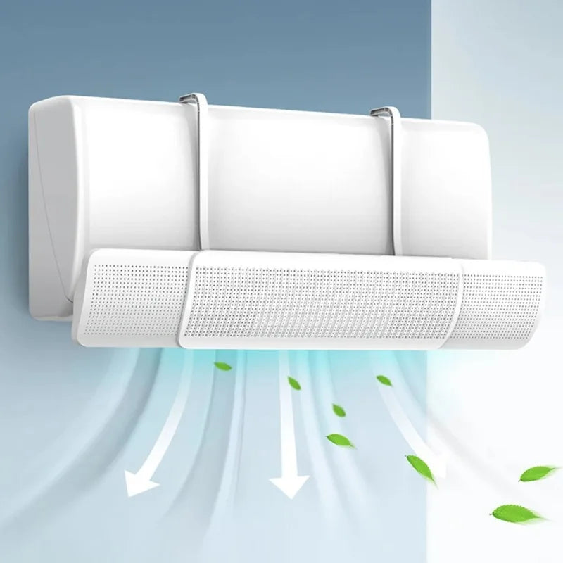 Air Conditioning Wind Shield Infant Anti Direct Blowing Scalable Adjustable Wind Guide Cover Outlet Baffle Windshield Dust Cover Qme