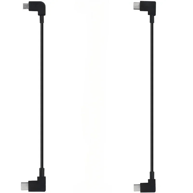 20cm USB cable For Type C Short 2.4A Fast Charging Cable Elbow 90 Degree USB C Micro USB Data Cable For All Smartphones 1pcs Qme