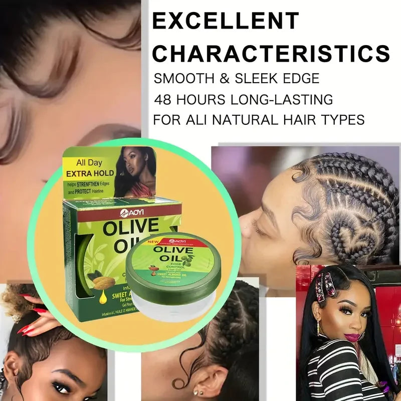 Olive Oil Wax Gel Soft Moisturizing Anti-frizz Conditioner Styling Qme