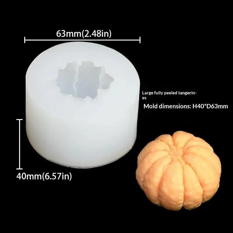 3D Fruit Shaped Silicone Molds With Food Grade Material And Easy Demold Perfect For Candle Making Soap Making Baking DIY Crafts Qme P