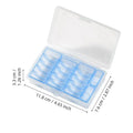 Multifunctional Coin Storage Box With Random Blue Or Gray Inner Case For Collectible Coin Organization Home Office Accessory Qme Blue