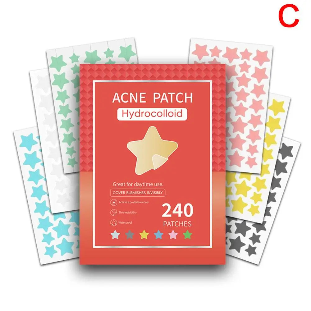 Colorful Star Pimple Patch Acne Colorful Invisible Acne Removal Skin Care Stickers Concealer Face Spot Beauty Makeup Tools Qme C CN