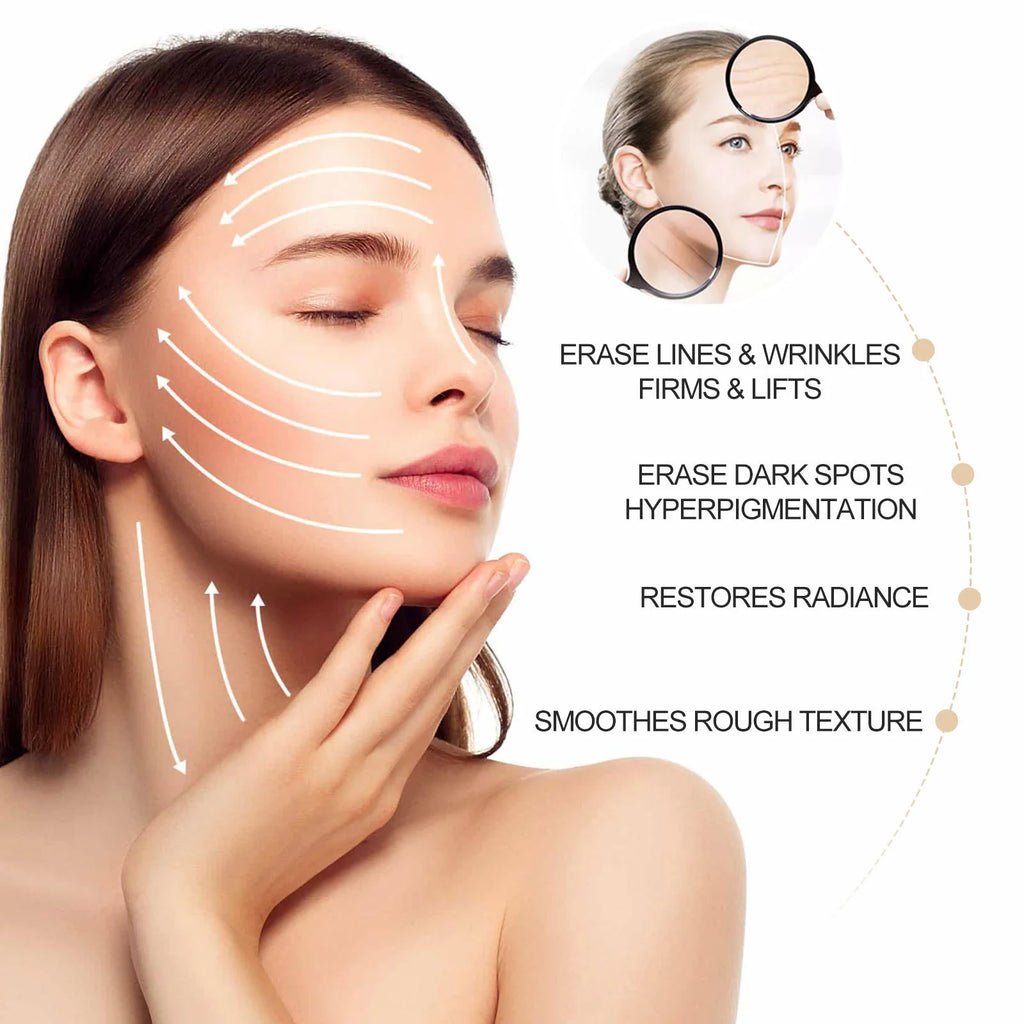 Daily Serum Lifting Firming Skin Fade Fine Line Wrinkles Essence Shrinking Pores Brightening Moisturizing Nourishing Skin Care Qme