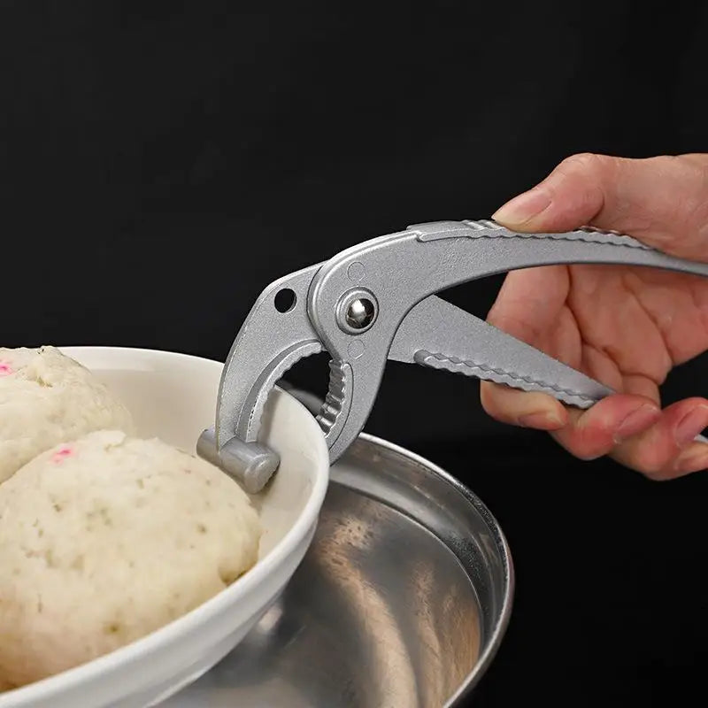 Portable Aluminium Alloy Pan Bowl Gripper Pot Cookware Handle Holder Qme