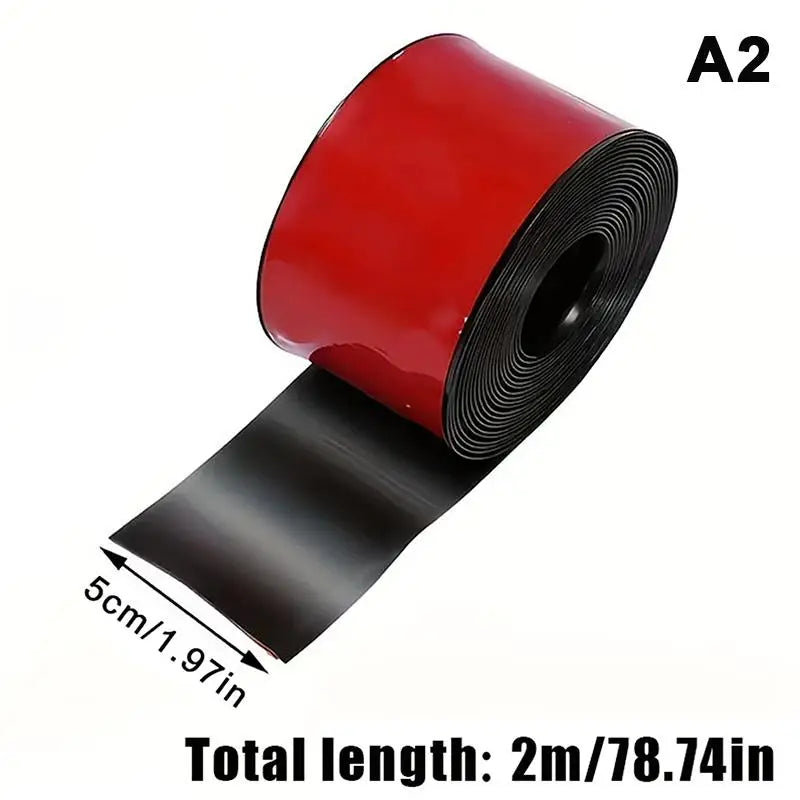 Car Side Protection Strip Self Adhesive Scratch Resistant Door Edge Qme A2