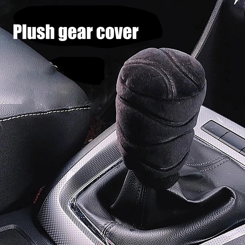 2-piece Car Gear Lever Plush Handbrake General Motors Interior Qme