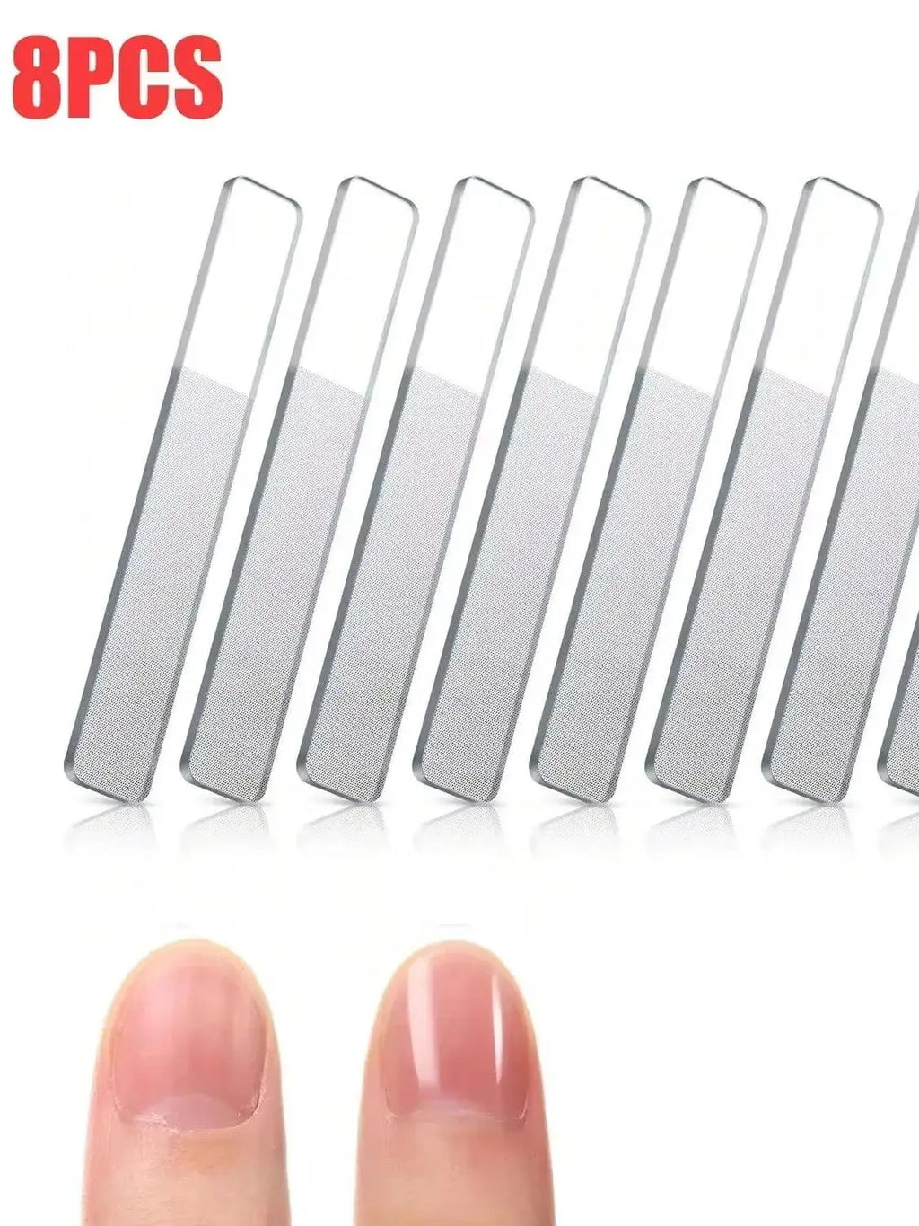 Portable Nano Glass Nail File Crystal Polish Care Tool Qme Clear