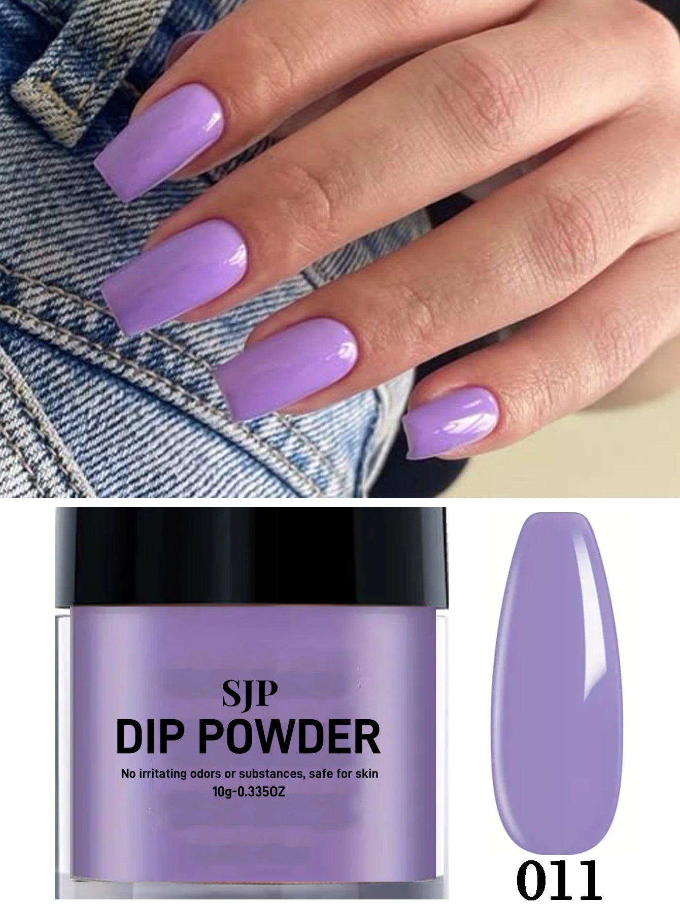 Dip Powder Nail French Manicure Suitable Home Salon DIY Long Lasting Qme 11