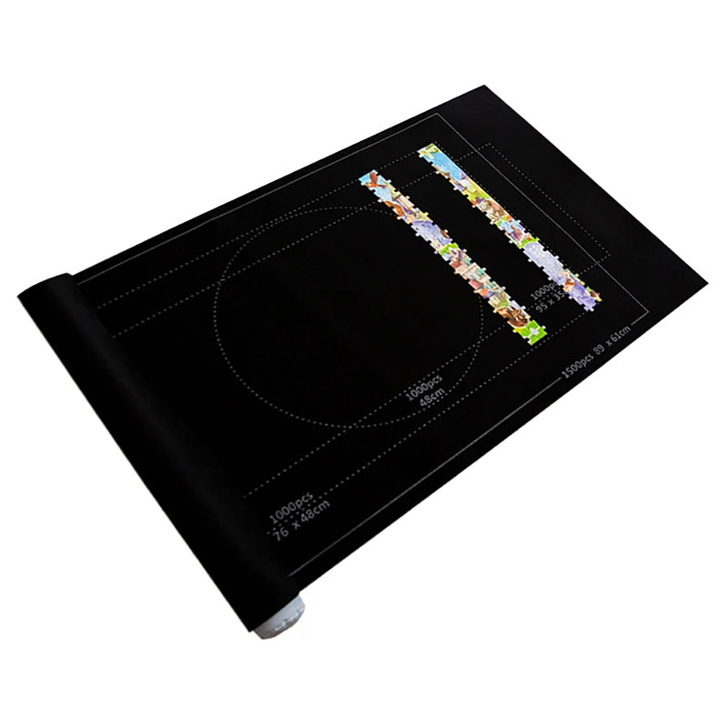 Puzzles Pad Jigsaw Roll Felt Mat Playmat Puzzles Blanket For Up To 1500 Pcs Puzzle Accessories New Portable Mat (Only Mat) Qme