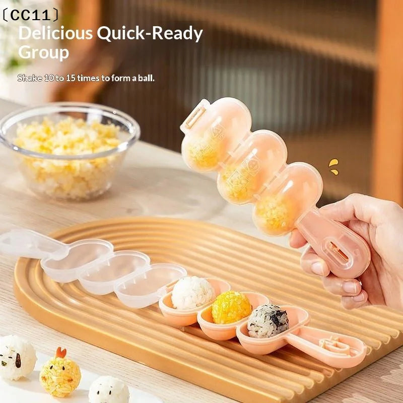 Baby Rice Ball Maker Shaker Children Kindergartens Meal Sushi DIY Qme