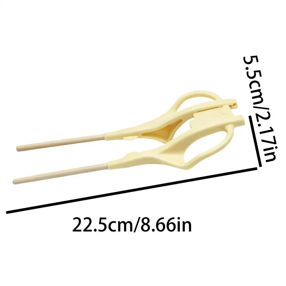 Easy Chopsticks For Adults Ergonomic Anti-Shake Replaceable Finger Helper Adult Feeding Assistance Chopsticks For Women Men Qme Yellow China Mainland