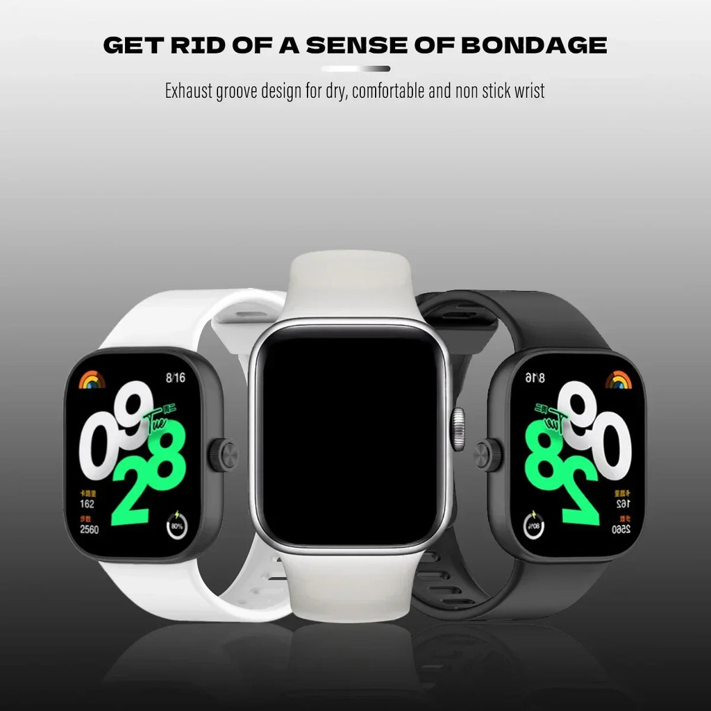 Original Silicone Strap For Redmi watch 4 SmartWatch WristBand For Redmi watch 4 Bracelet Band Watchband Sport Accessories Qme