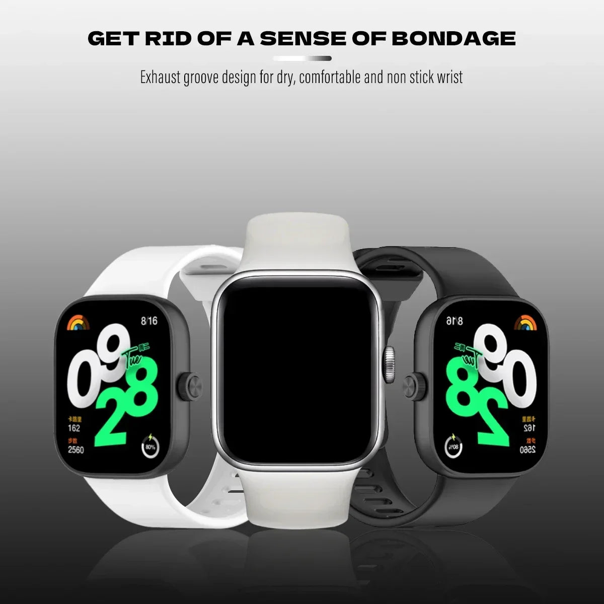 Original Silicone Strap For Redmi watch 4 SmartWatch WristBand For Redmi watch 4 Bracelet Band Watchband Sport Accessories Qme