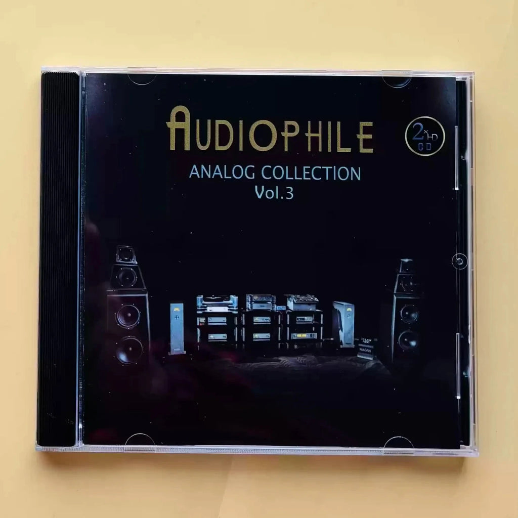 Audiophile Test Demo 2CD Album | Black Background Audio Equipment Themed Cover, High-Resolution Lossless Sound Edition Qme