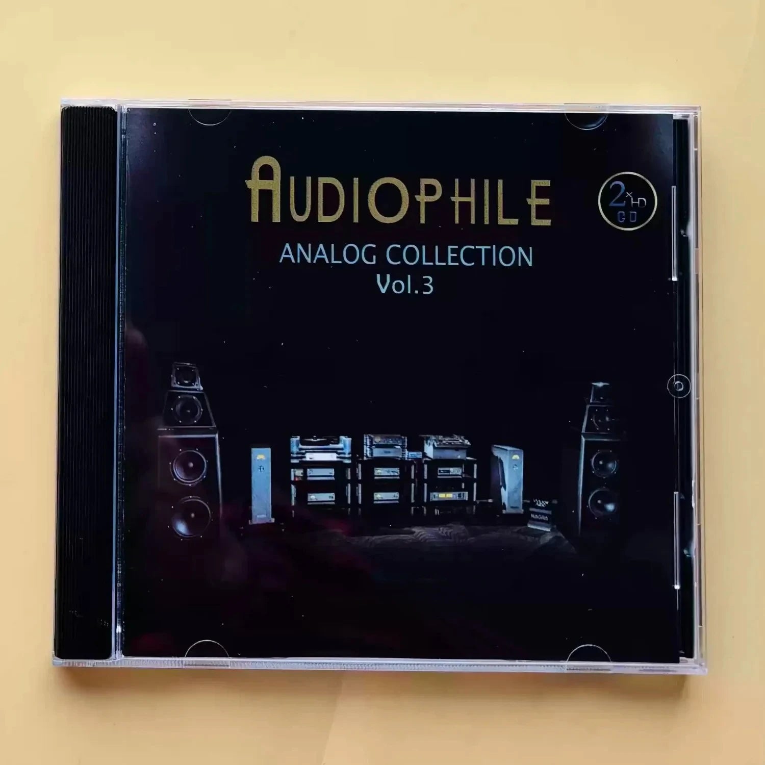 Audiophile Test Demo 2CD Album | Black Background Audio Equipment Themed Cover, High-Resolution Lossless Sound Edition Qme