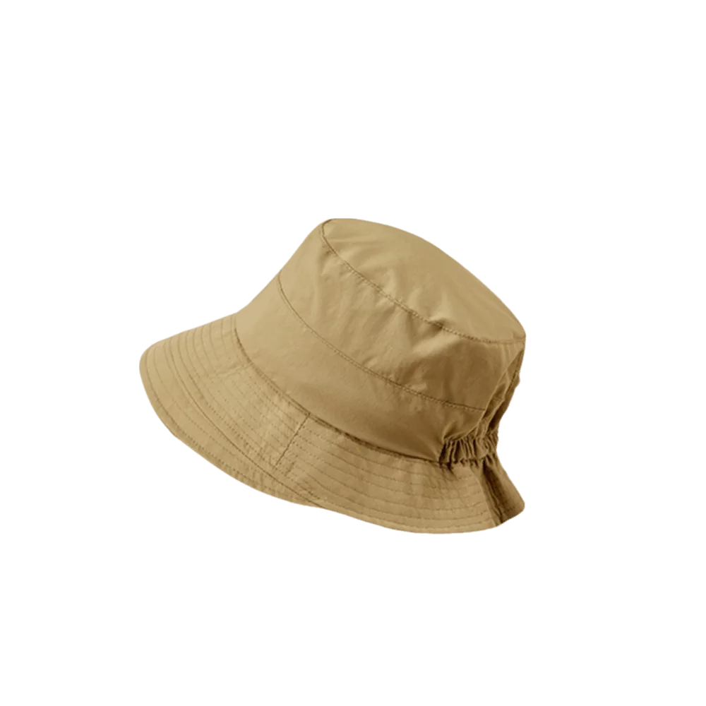 Korean Style Japanese Fisherman Hat Sun Proof Waterproof Quick Drying Bucket Hat UV Protection All-match Anti-UV Sun Hat Spring Qme Khaki