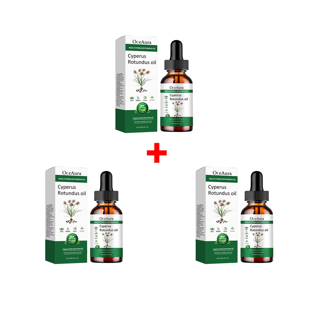 Cyperus Rotundus Oil for Hair Removal Skin Care Serum Soothe Dry Tight Redness Tighten Pores Reduce Hair Growth Delay Essence Qme 180ml Boxed