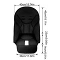 Kids Chair Cushion Comfortable PU Leather Padding Cover Feeding Seat Qme Black
