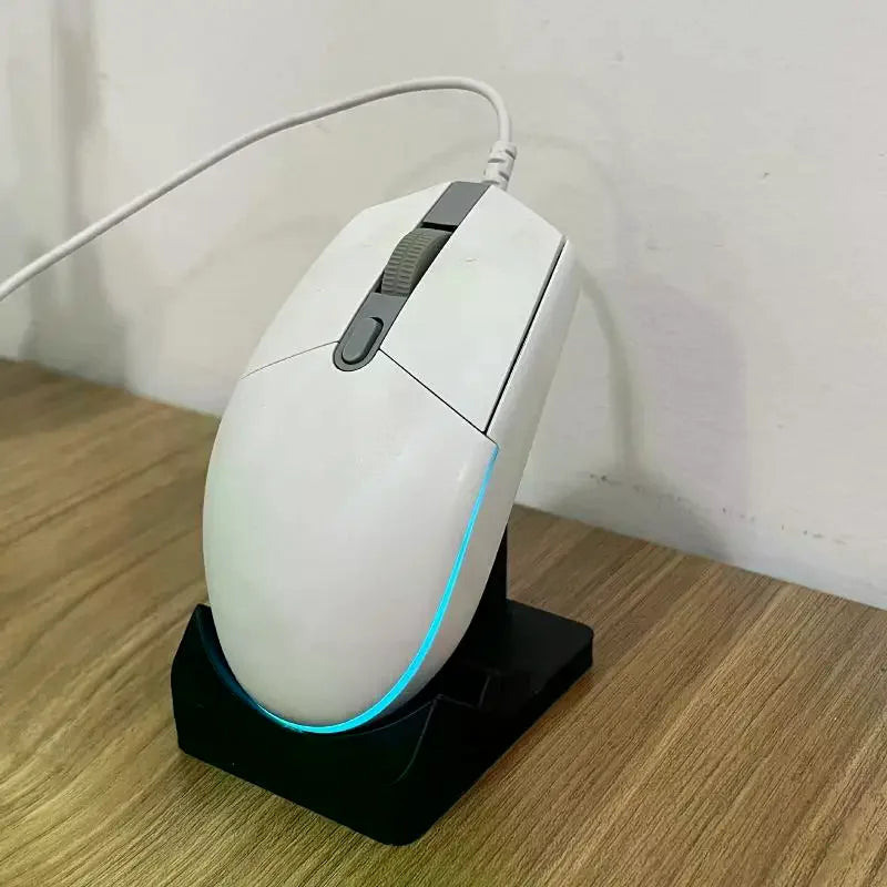 3D Printed Wireless Mouse Stand Durable Non-slip Desktop Monitor Qme
