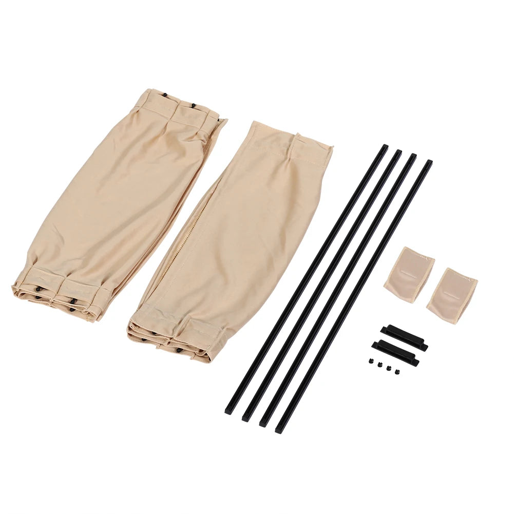 Car Window Sun Shade Foldable Sunshade 2 x 50s Car Sun Shade Window Curtain Adjustable SunShade Drape Visor Valance Curtain Qme beige
