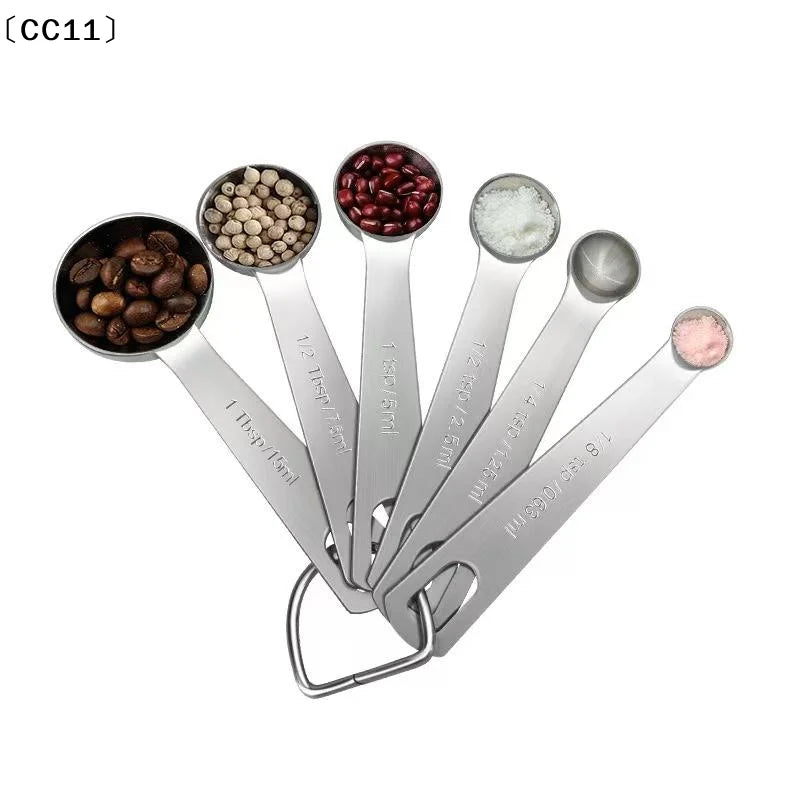 Stainless Steel Measuring Spoon 1 5 Scale Ruler Kitchen Cooking Qme