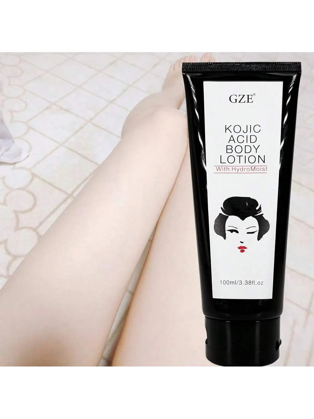 GZE Kojic Acid Body Lotion With Kojic Acid & Niacinamide Moisturizing Hydrating Face & Body Cream Suitable For Alll Skin Types Qme