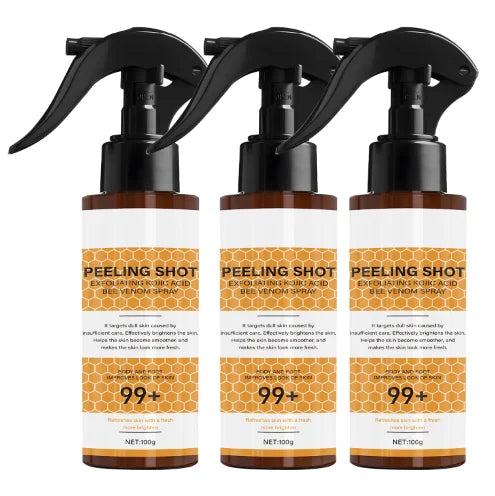 Peeling Shot with Retinol & Bee Venom - Moisturizing & Exfoliating Formula for Softer, Confident Skin Qme WHITE 100g