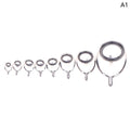 Fishing Tackle Stainless Steel Repair Rod Guide Ring Tip Pole Circle Qme A1