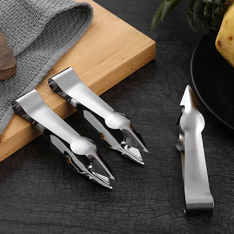 Stainless Steel Pineapple Slicer Corers Cutter Strawberry Huller Fruit Peeler Potato Tomato Corer Clips Kitchen Knife Gadgets Qme