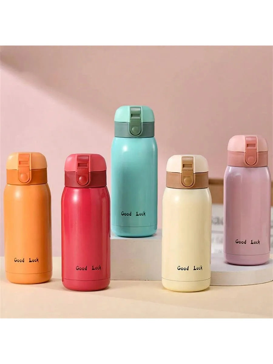 Lucky Vacuum Cup Stainless Steel Bottle Coffee Travel Insulation Qme
