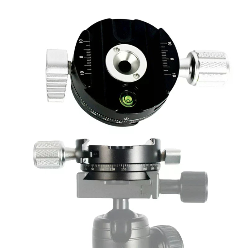 360 Rotate Panoramic Shooting Clamp Arca Swiss Camera Tripod Quick Qme