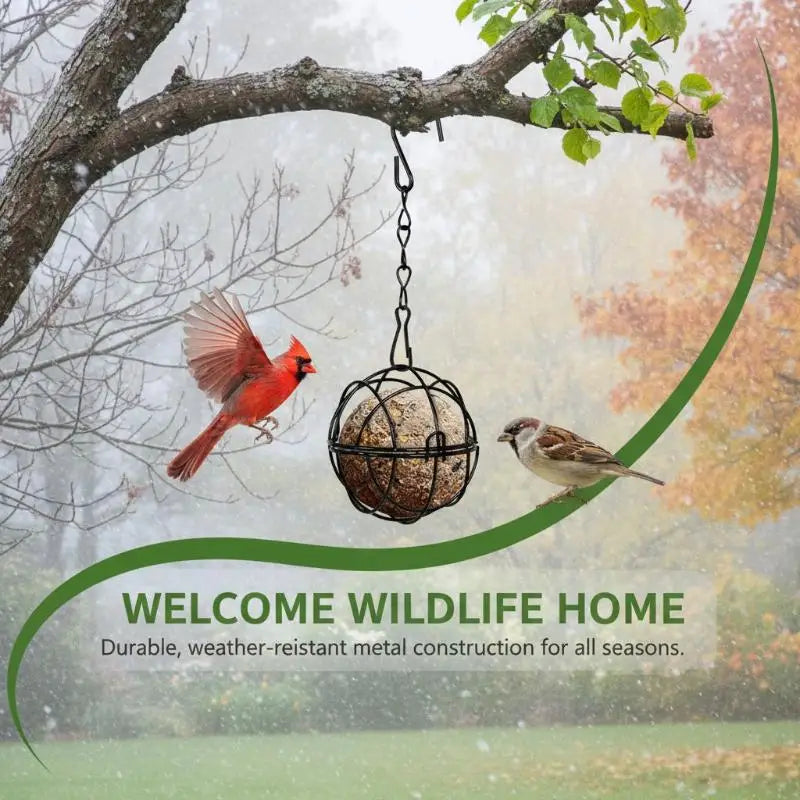 Bird Feeder Hanging Chain Squirrel Proof Outdoor Garden Birds Qme