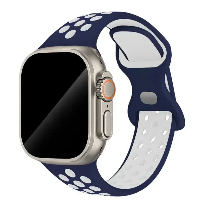 Silicone Strap Apple Watch Band Ultra 2 Sport Bracelet Iwatch Series
