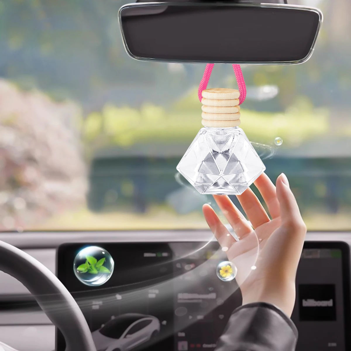 Perfume Cars Fresh Air Car Fragrance Interior Parts Lasting Suitable Qme